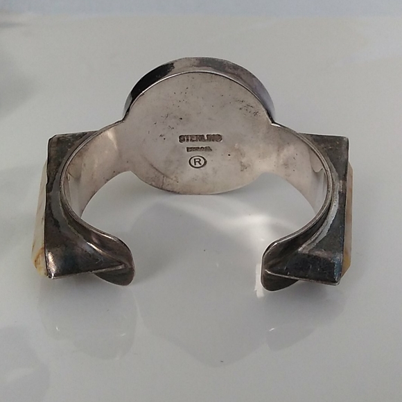 Unique Modernist Darla Nordstrom Sterling Silver Cuff VINTAGE - Picture 5 of 16